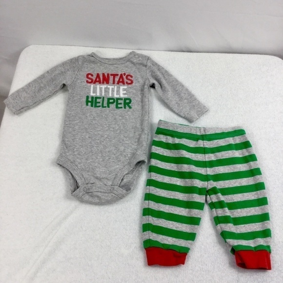 LOT of Winter Christmas Holiday Clothes Size 3 Months - Picture 6 of 9